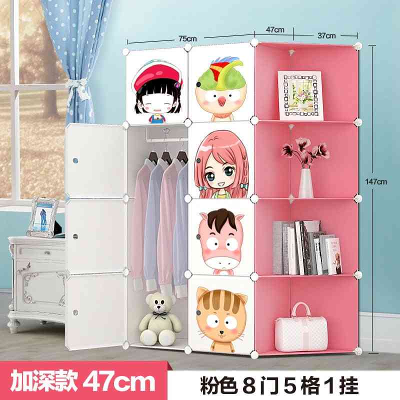 Baby Wardrobe Resin Kids Closet Armoire Enfant Assembly Storage Cabinets For