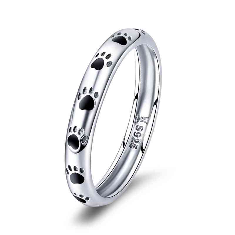 Geometric Round Shape Single Stackable Finger Rings