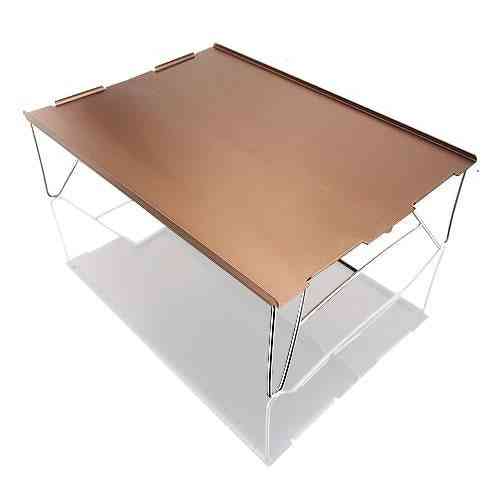 Aluminum Portable- Outdoor Mini Folding, Furniture Table