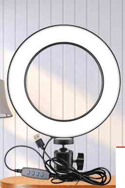 LED kruhové svetlo so stojanom na statívy, stmievanie videa, živé selfie, líčenie telefónu
