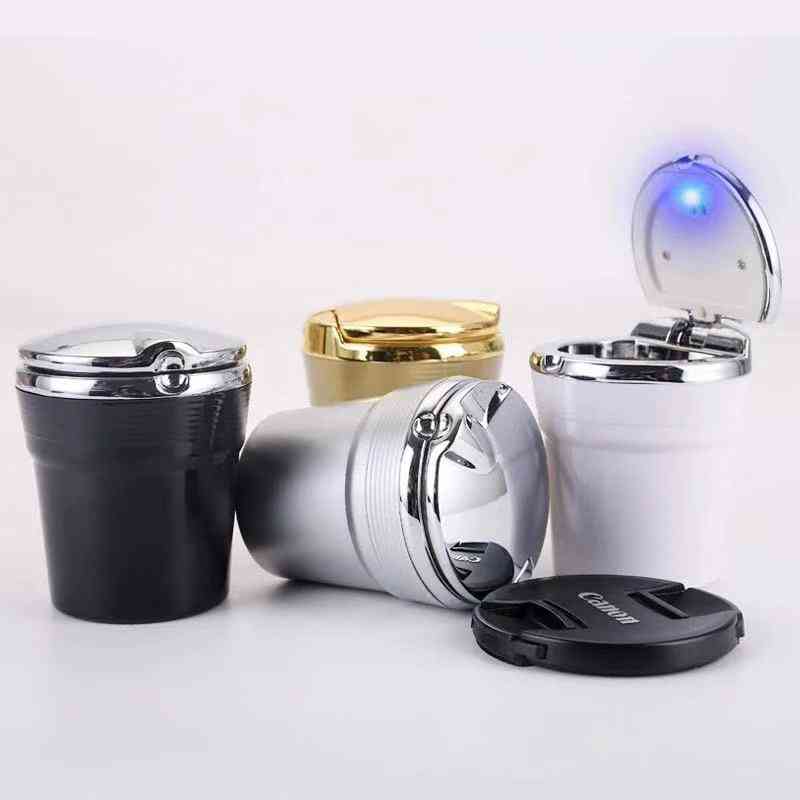 Creative Personality Ashtray With Led Lights Auto Accessories