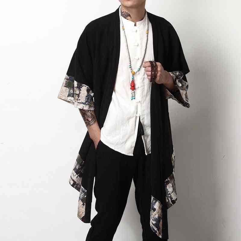 Japanese Kimono Cardigan Jacket Men