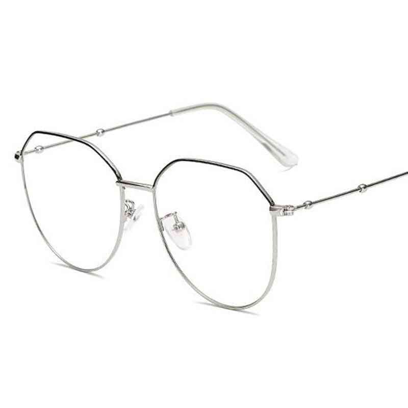 Myopia -175 Metal Irregular Polygon Eyeglasses (set 4)