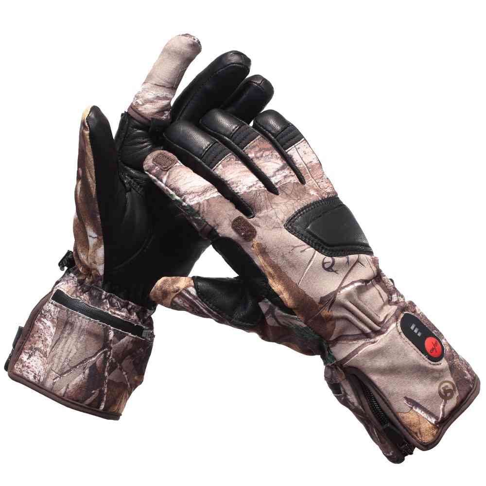 Unisex Self Heating Carbon Fiber Transfer Gloves For Skiing, Bicycling, Hunting