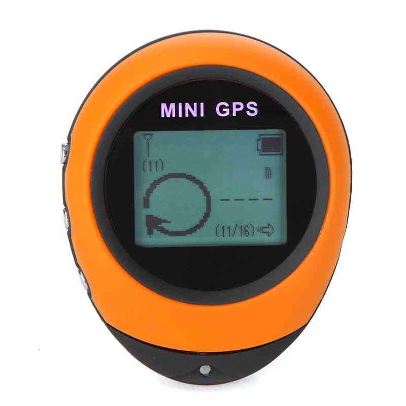 Kompassi mini, gps-vastaanotin, navigointiavaimenperä, sijainnin etsijä