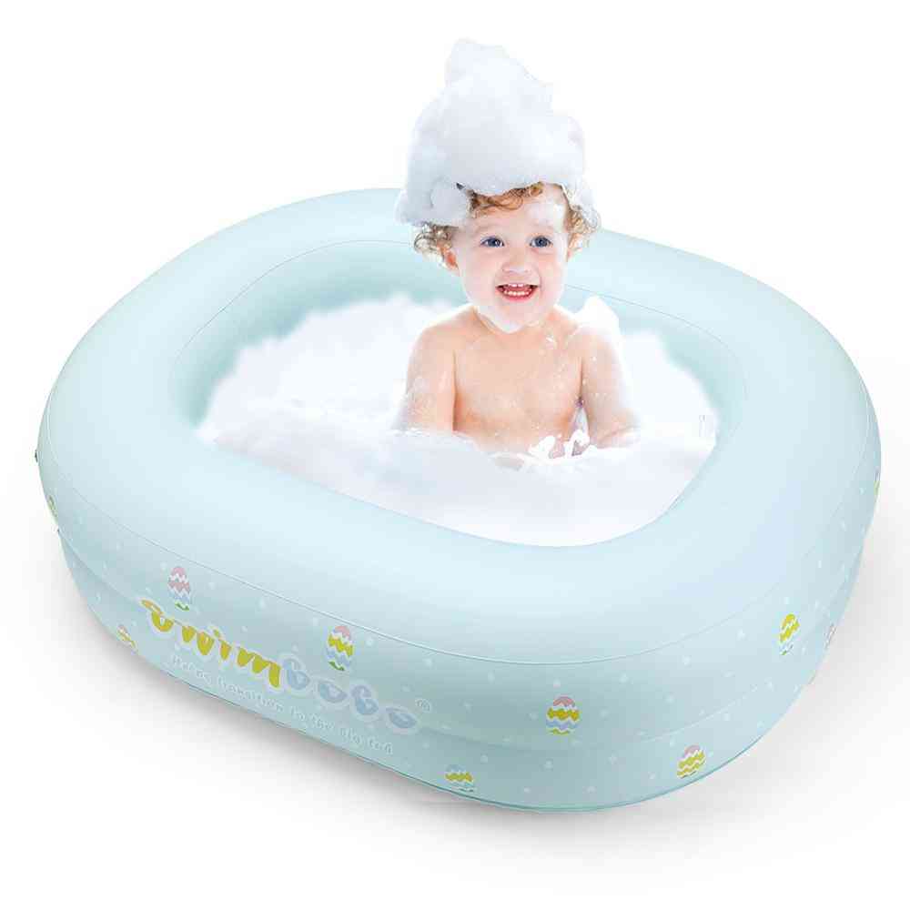 Inflatable Baby Bathtub, Mini Swim Pool, Infant Bathing Basin