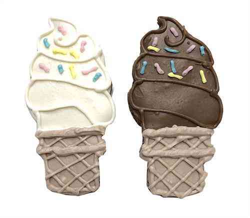 Soft Serve Ice Cream Cones Design Treat