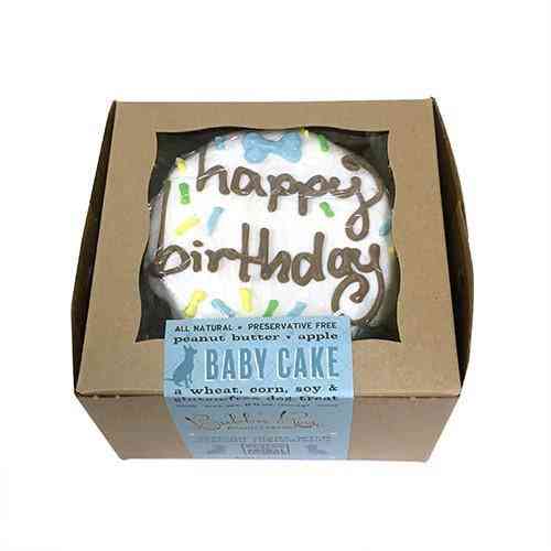 Shelf Stable, Unisex Birthday Baby Cake For Pet Dogs