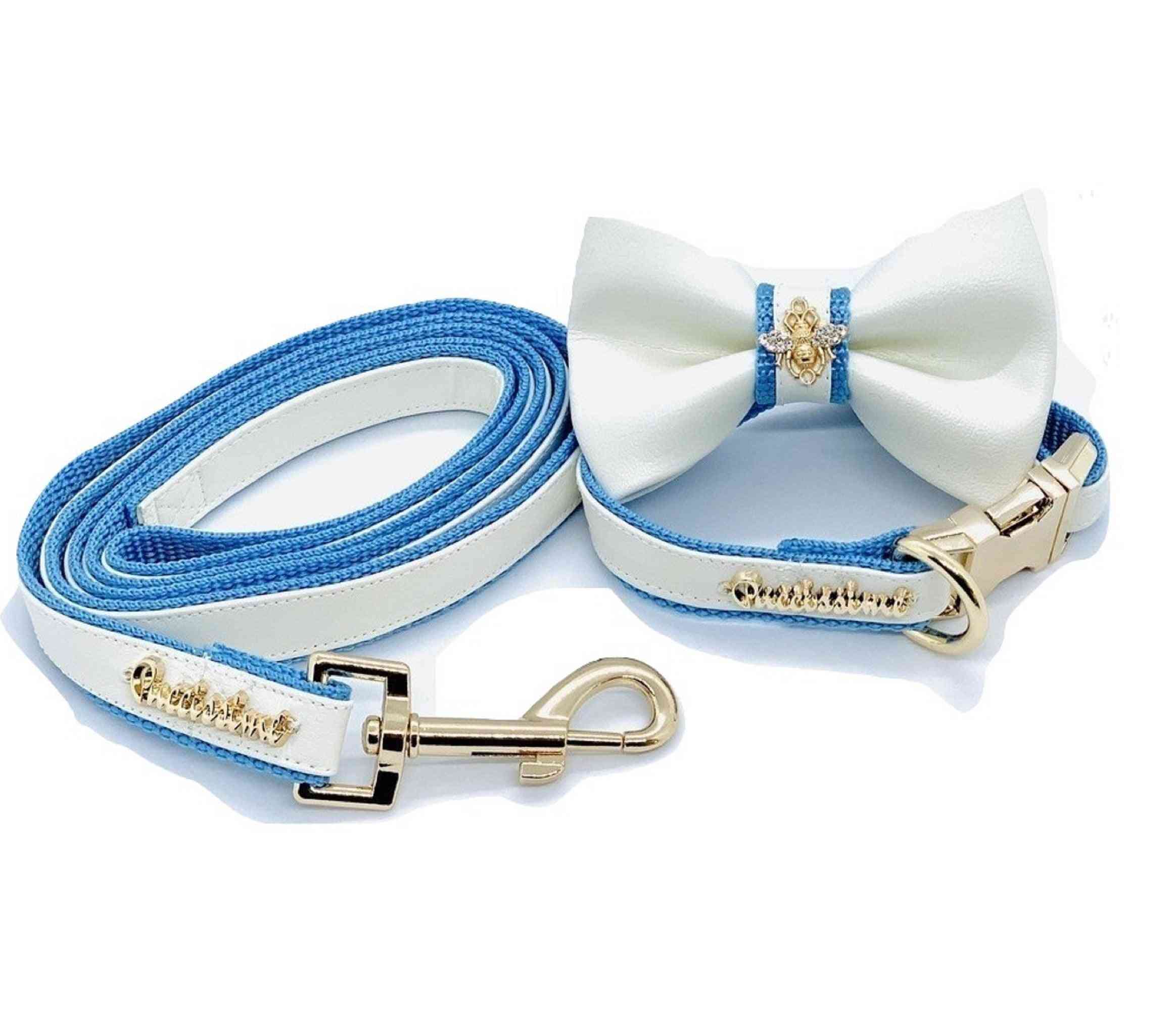 Leather Bow Tie & Pet Collars