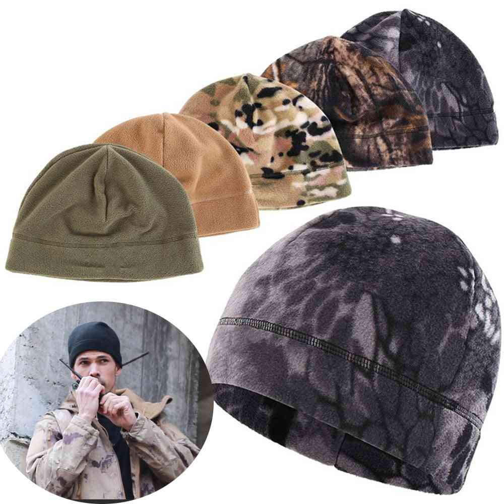 Winter Warm- Fleece Hats Hiking & Fleece Hunting, Military Tactical Caps