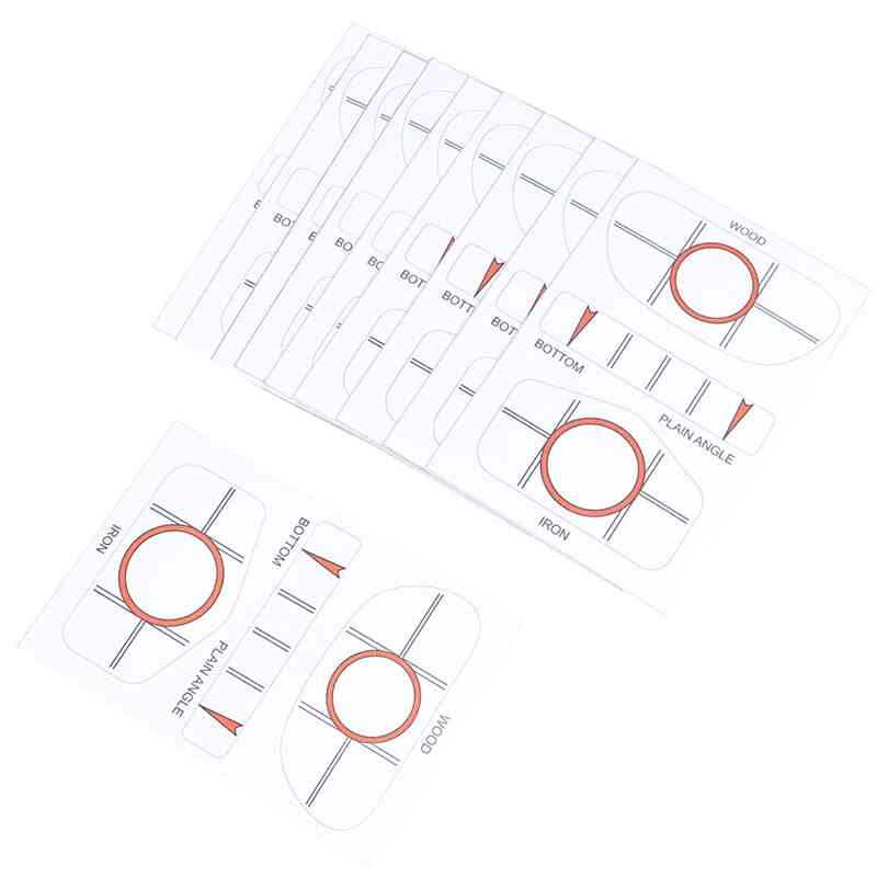 Labels Target Sticker Tape, Driver Iron Sweet Dot Test Paper Golf Accessorie