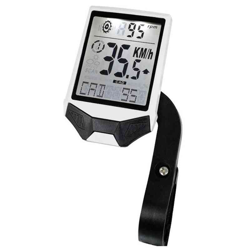 Wireless Large Display Lcd Cycling Computer + Heart Rate Monitor