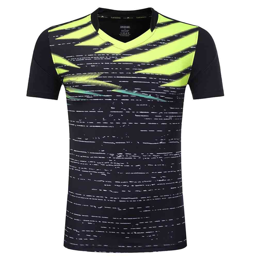 Nouveaux maillots de badminton, t-shirts de volley-ball de tennis de table pour hommes/femmes