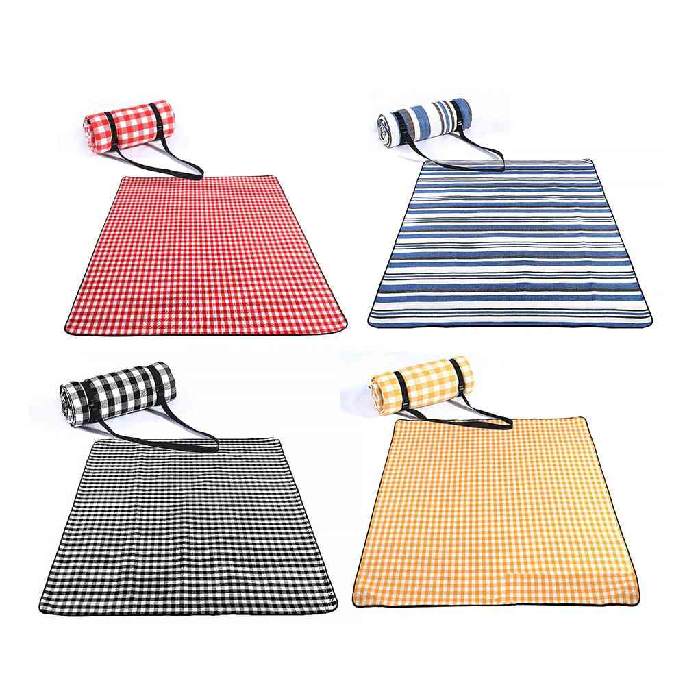 Outdoor Picnic Mat, Water-resistant, Portable, Beach Folding, Camping, Moisture-proof Blanket, Hiking Beach Pad