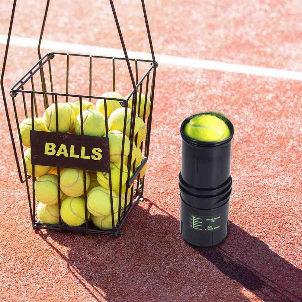 Paineistettu tennispallojen varastosäiliö