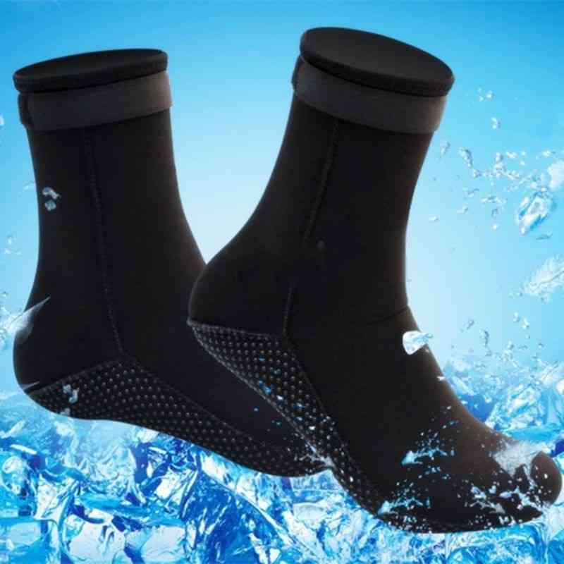 3mm Neoprene Diving Socks Shoes, Non-slip Beach Boots