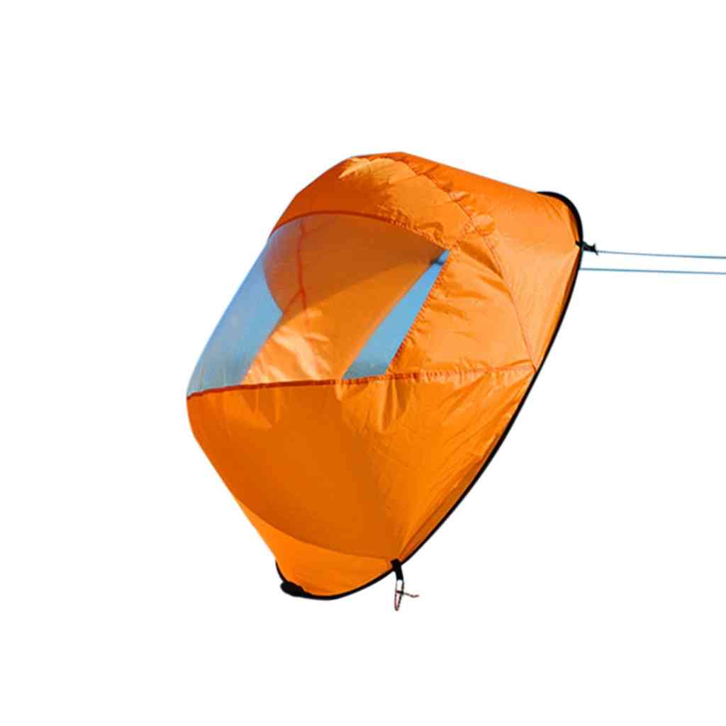 Orange Foldable- Kayak Downwind Kit- Popup Board Wind, Paddle Boat Accessories