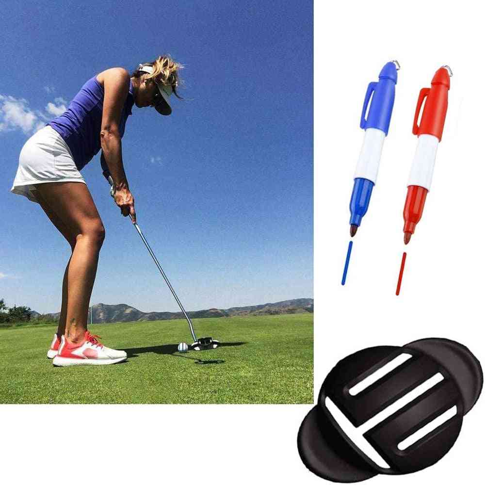 Golf Ball Alignment, Line Marker, Marks Tool, Template, Draw Positioning, Liner
