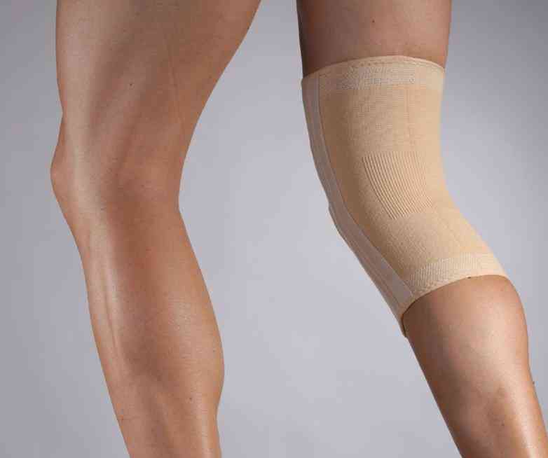 Elastisk knæbøjle støtte, knæbeskytter