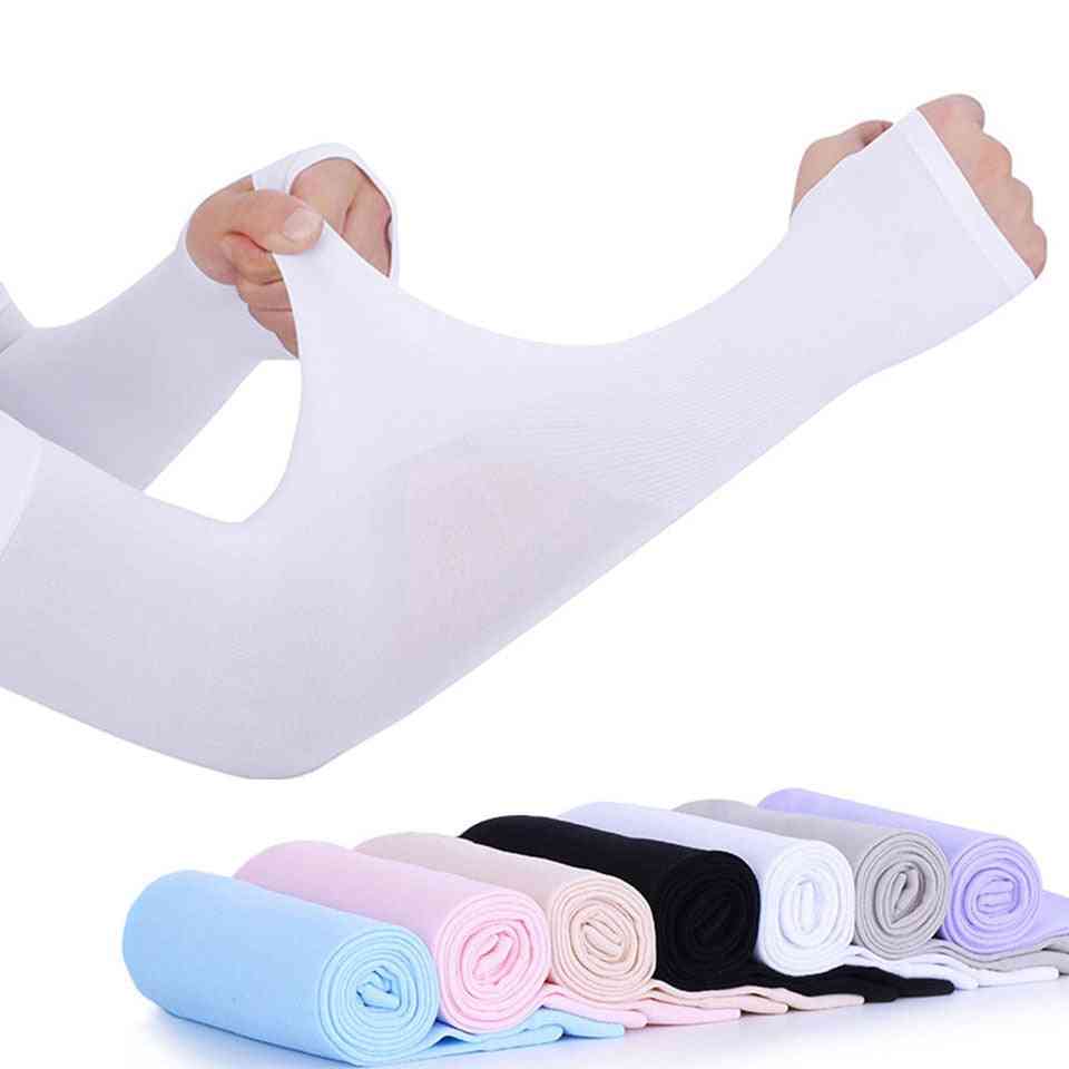 Men & Women Arm-sleeves Sun Uv Protection Ice Cool Arm Cover