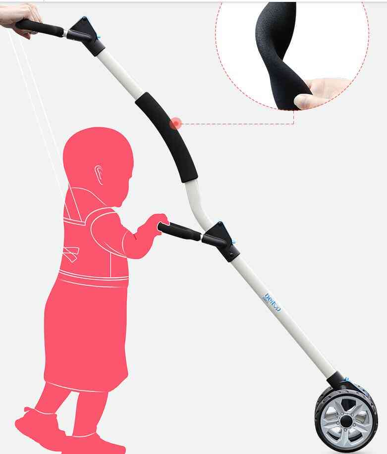 Hojica za otroke s kolesi v stoječem položaju