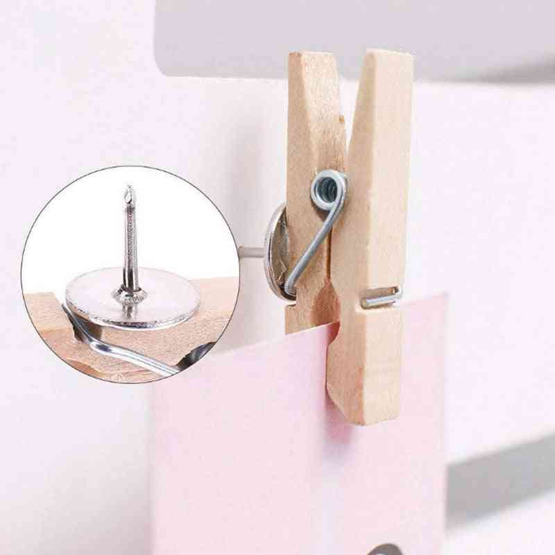 Creative Paper Clips With Pins For Cork Boards Notes