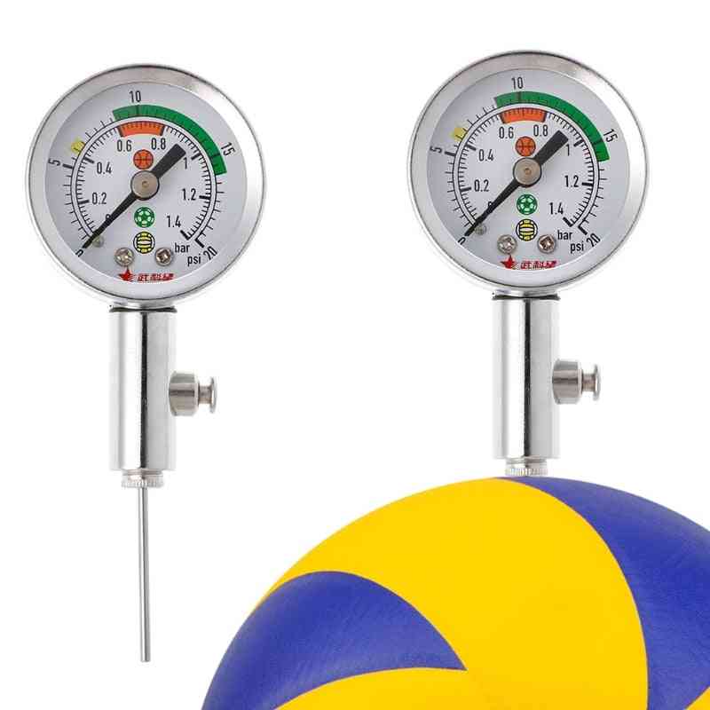 Soccer Ball Pressure Gauge Air Watch Football-basketball Barometers