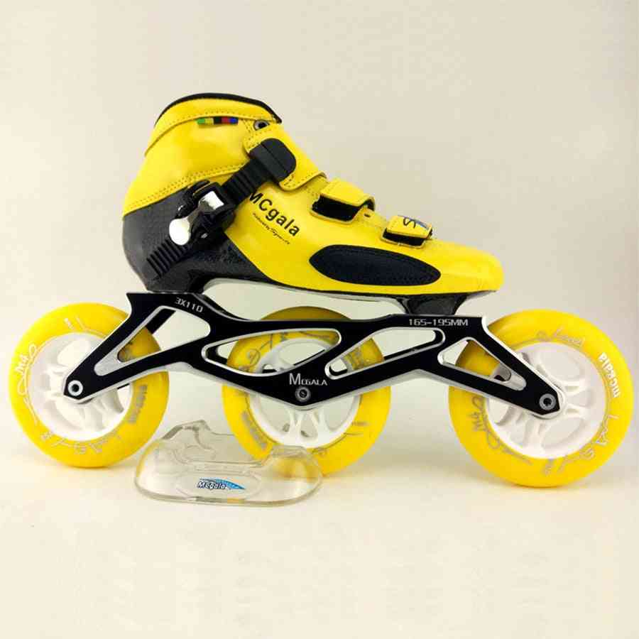 Professional Speed Inline Skates Competition Wheels Boots/men