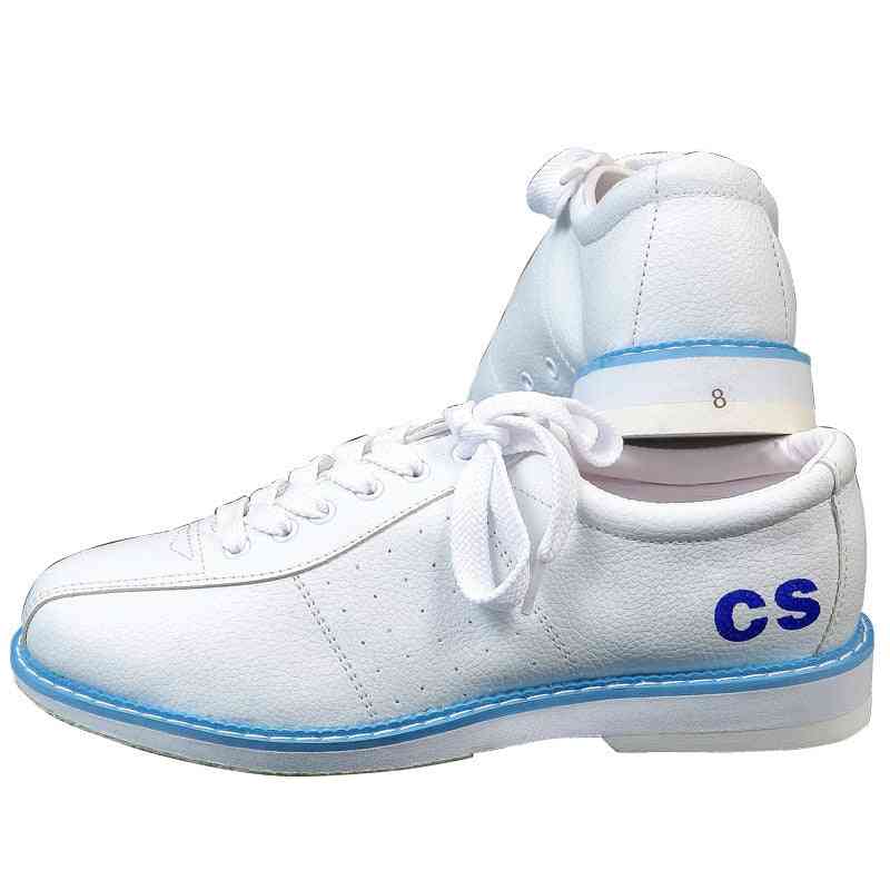 Men Sports Beginners White Bowling Shoes Vogue Sneakers