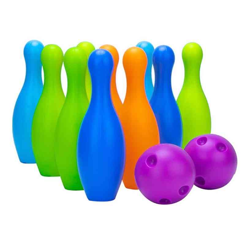 Small Plastic Bowling Pin Ball Set,  Educational Toy