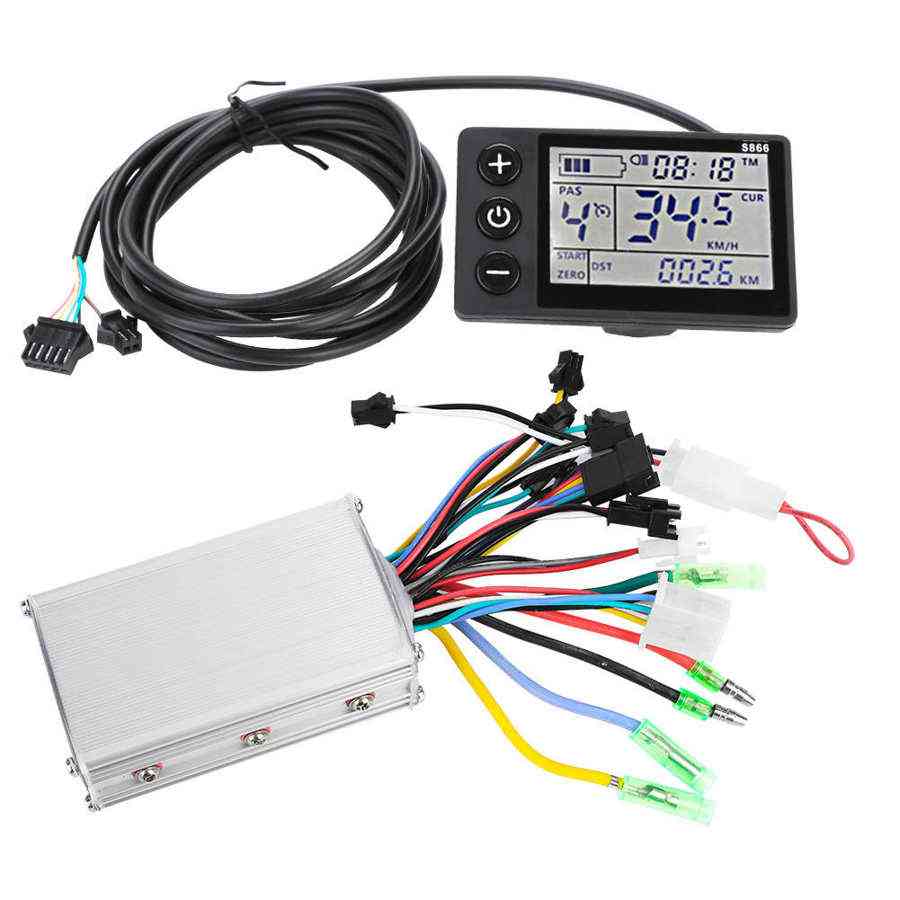 Electric Bike Controller, Lcd Display Panel For Bicycle