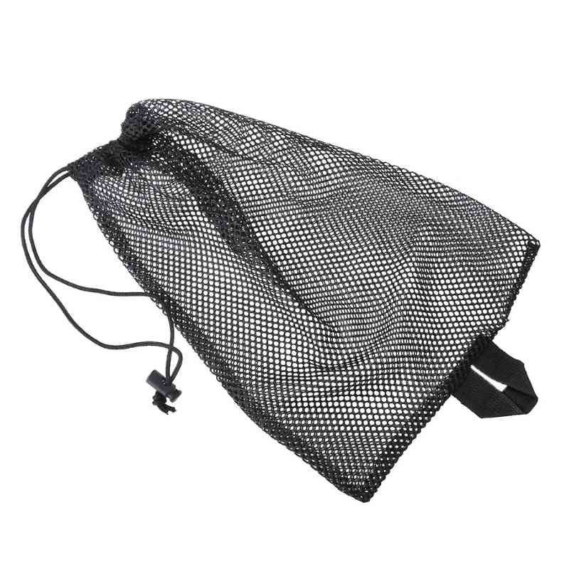 Gyors szárazon úszós merülőháló táska, húzózsinór típusú vízi sport snorkel flippers tároló táska