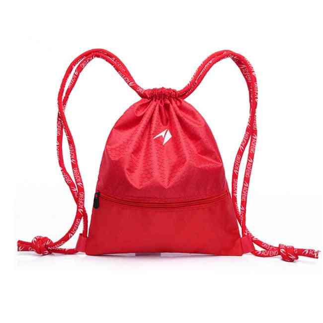 Waterproof- Outdoor Drawstring, Large Capacity Basketball, Backpack Bag