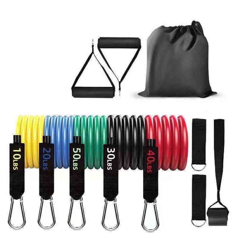 Rubber Elastic, Resistance Bands Sets For Fitness Sports, Training Pull Rope