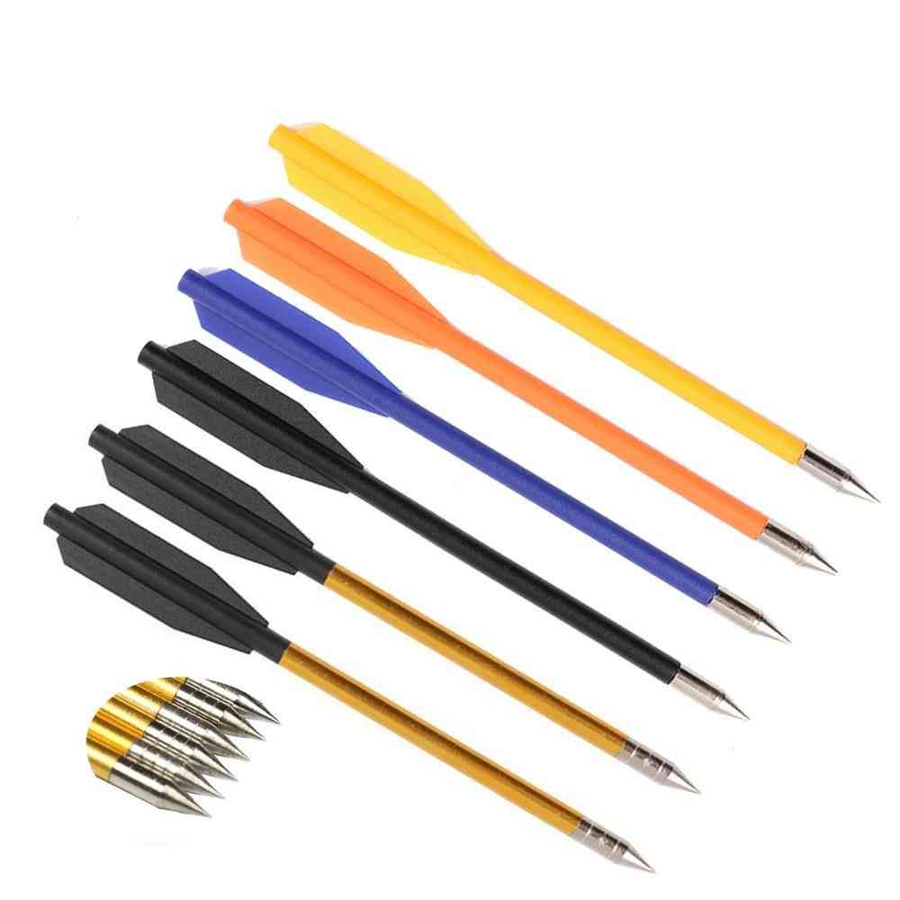 Aluminum Alloy Shaft Outdoor Hunting Arrow Archery Hunting For Crossbow Shooting