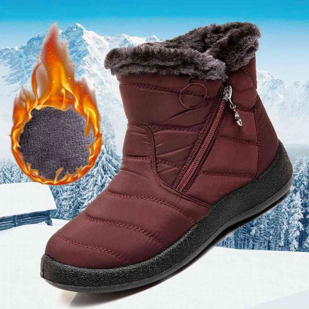 Zimní teplá sněhová bota