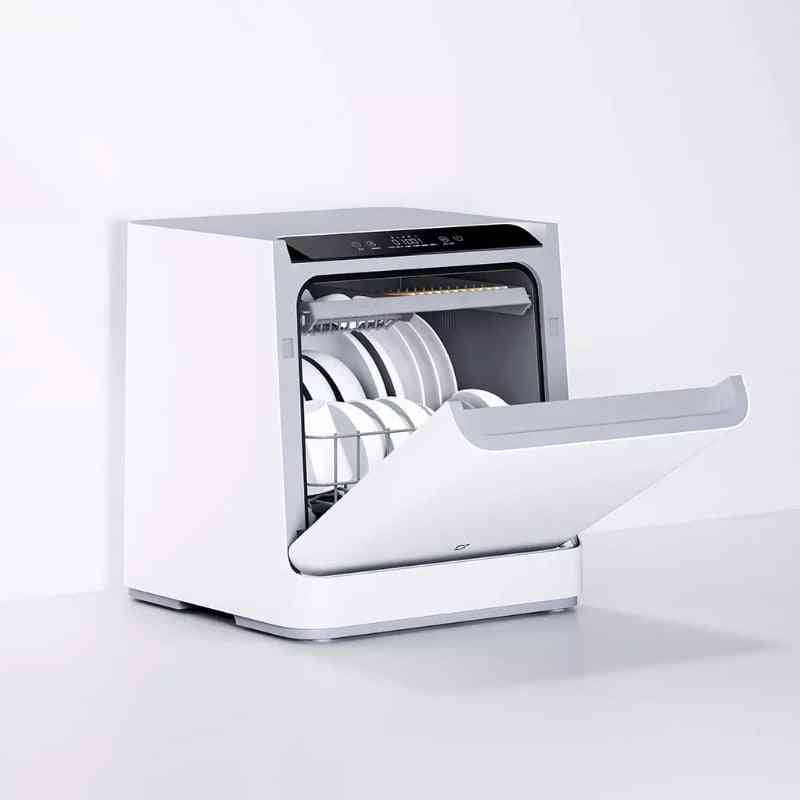 Mini Automatic- Desktop Dishwasher, Wash 4-sets Tableware For Sterilization