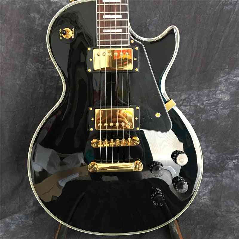 Black Gloss- Gold Hardware, Electric Guitar
