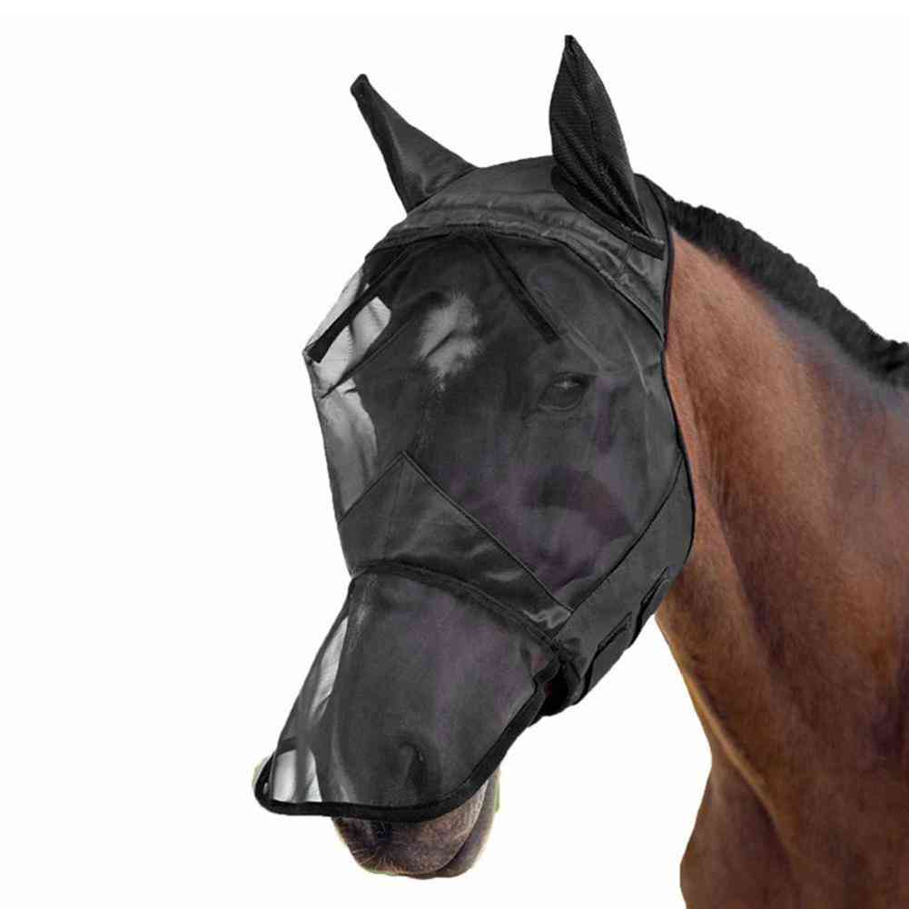 Anti-mosquito Breathable, Cozy Horse Face Cover With Ear