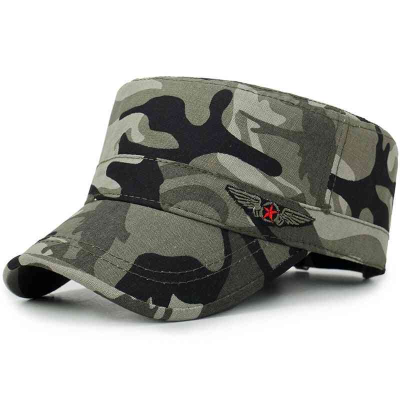 Uomini donne cappello militare moda camouflage