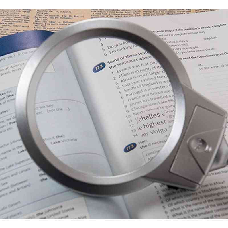 Lighted Led Lamp Book Stands Magnifier Clip