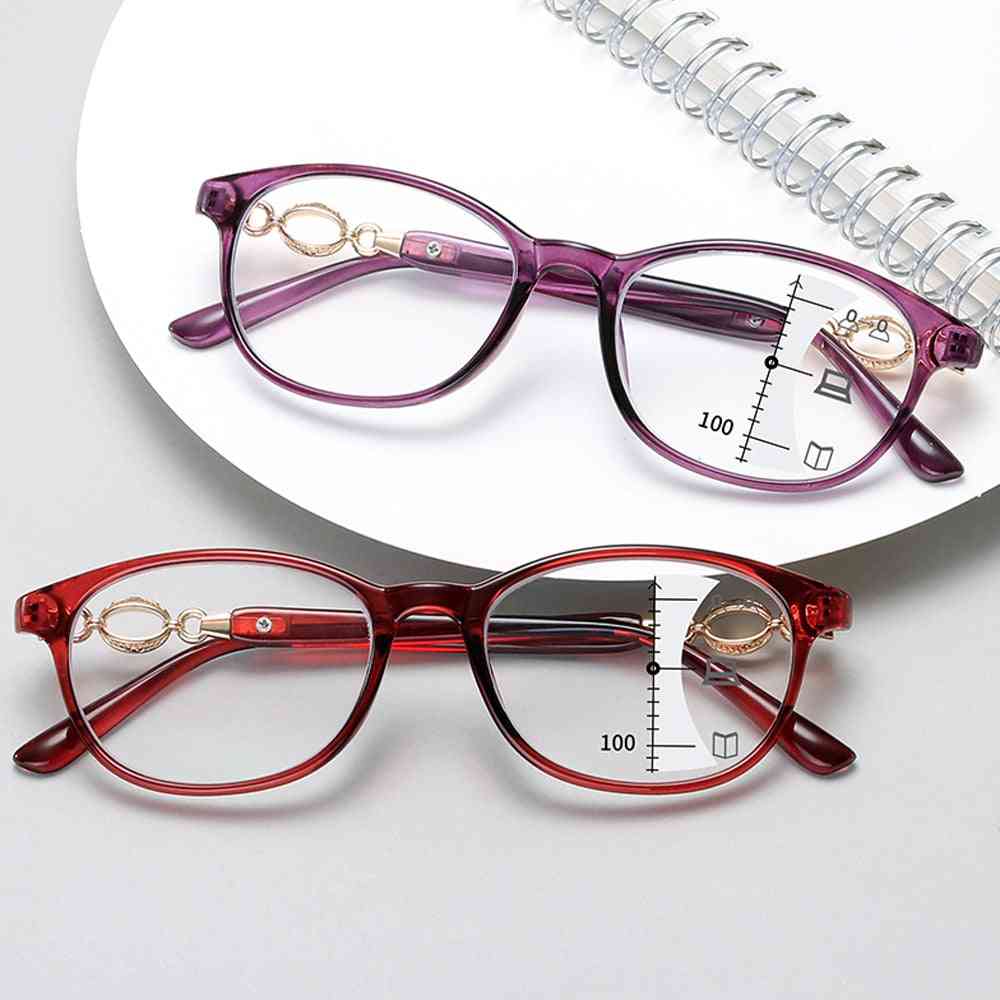 Anti-reflective, Multifocal Reading Glasses