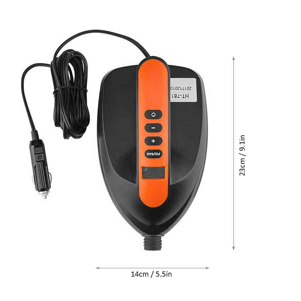 12v Max 16/20 Psi Dual Stage Electric Air Pump Intelligent Inflatable For Sup Stand Up Paddle Surfing Board