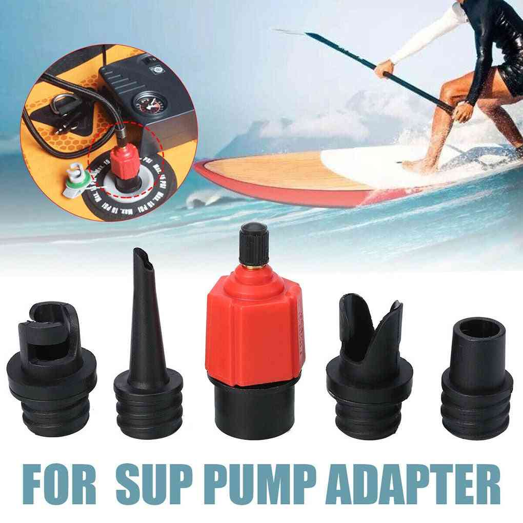 Sup Air Pump Adapter Inflatable Paddle Rubber Boat Kayak Valve