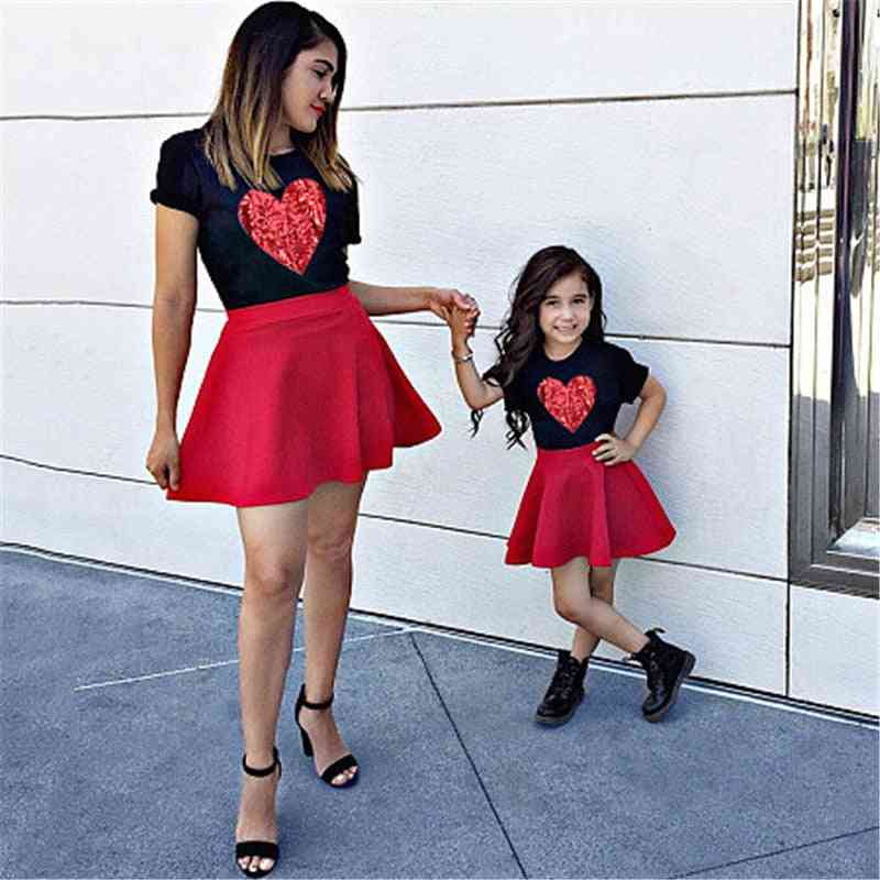 Mom And Daughter Dress