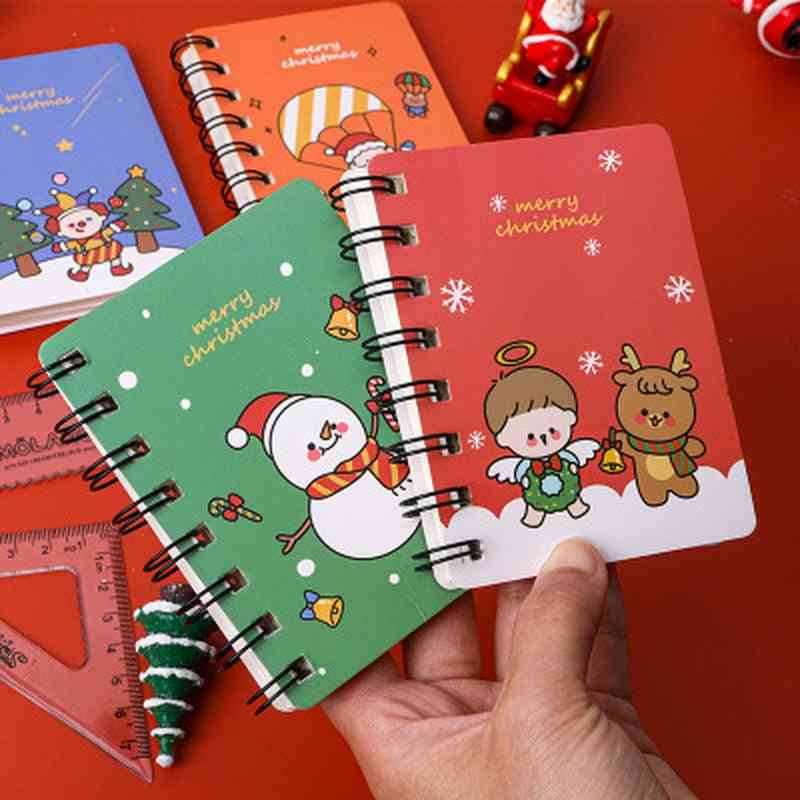 Christmas Coil- Creative Planner, Novelty Cute, Mini Notebooks