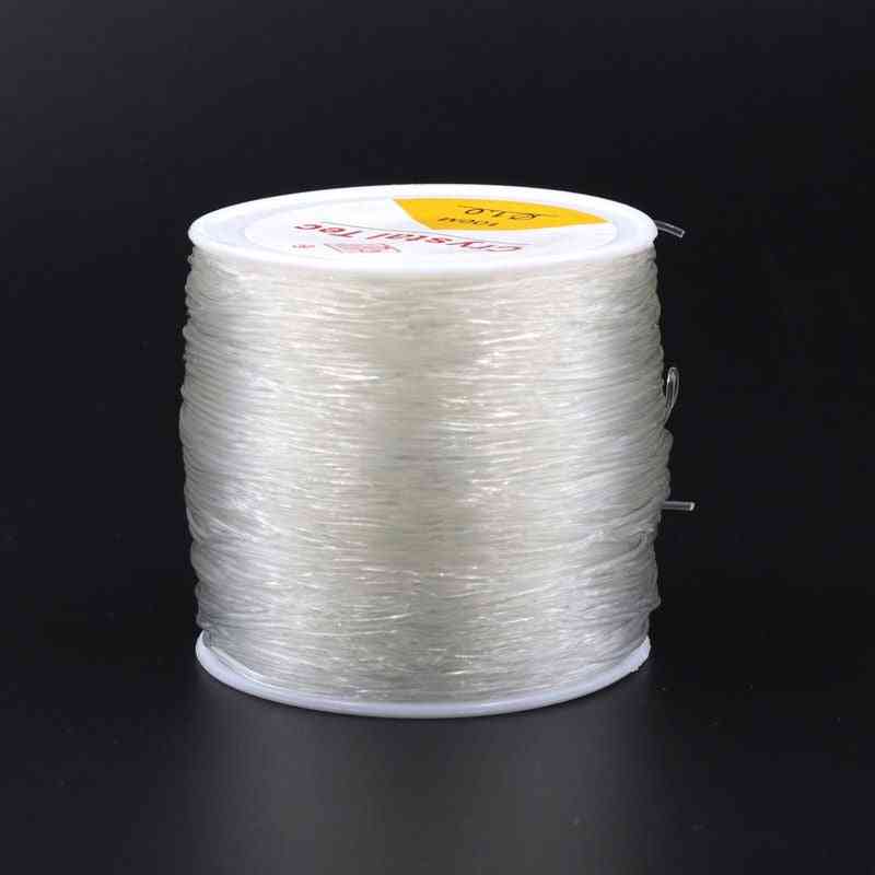 100yd 0.5 0.8 1mm High Elastic Beading Cord String Crystal Thread For Jewelry Making