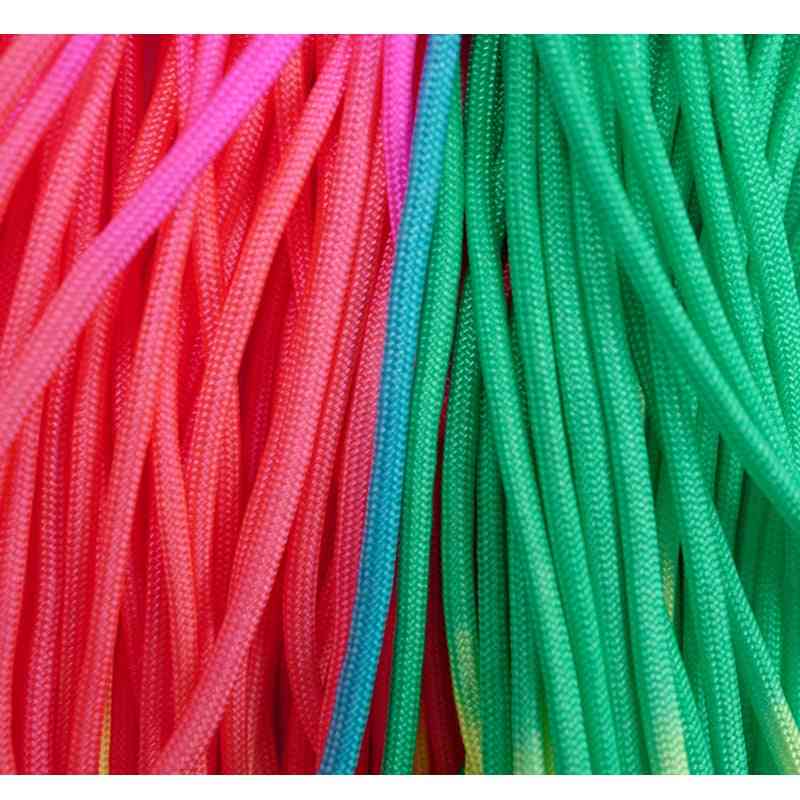 Colorful Rainbow Cord Parachute-cord, Tie Dye Style Type Paracord