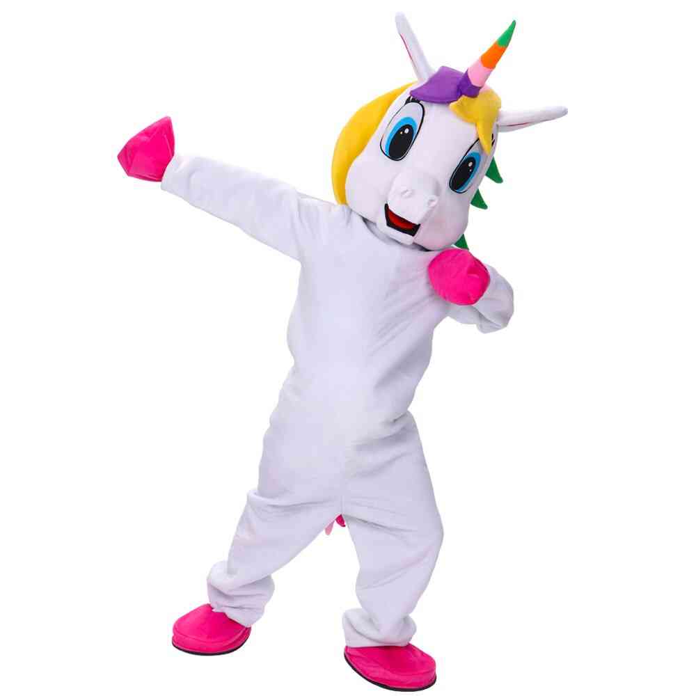 White Unicorn - Horse Mascot Costume
