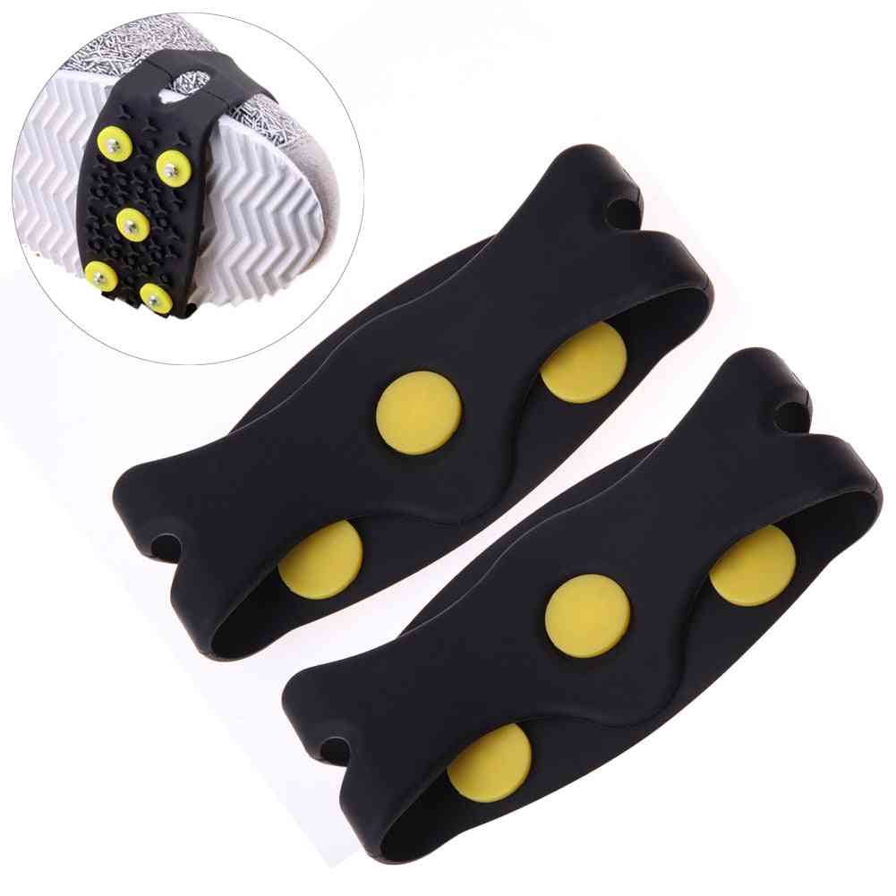 Anti-skid Snow Ice Climbing Shoe Spikes, Grips Cleats Crampons